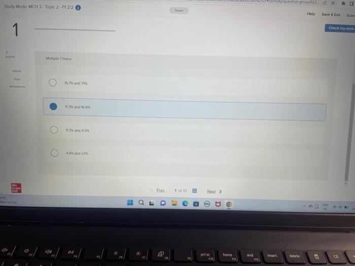 MCQ Based on the following data, what has...