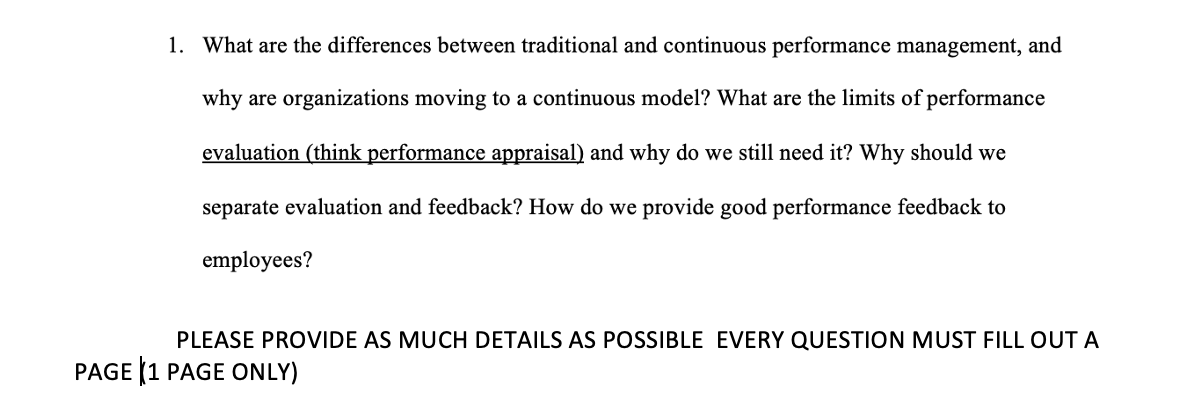 1. What are the differences between traditional