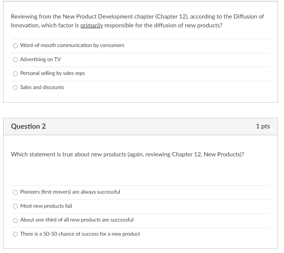 Reviewing from the New Product Development