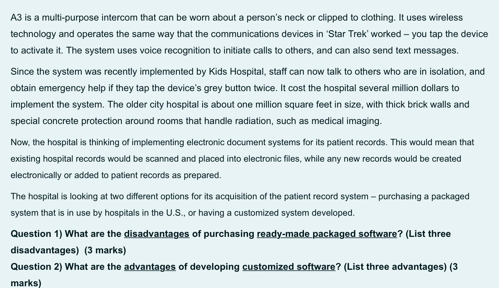 A3 is a multi-purpose intercom that can be worn