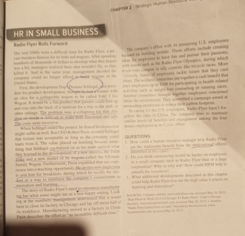 Please answer question #3. CHAPTER 2 Strategic