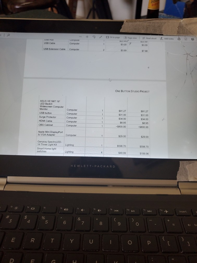 prepare a BUFGET sheet in order to build a taco