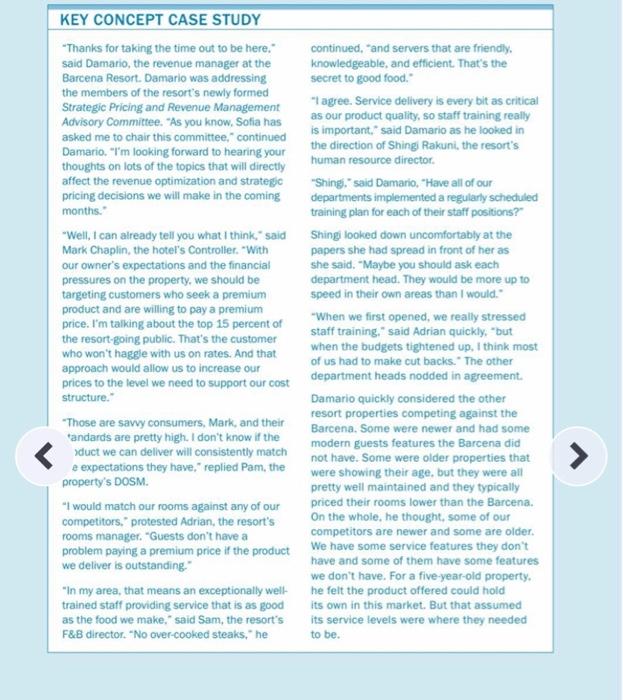 KEY CONCEPT CASE STUDY Thanks for taking the time