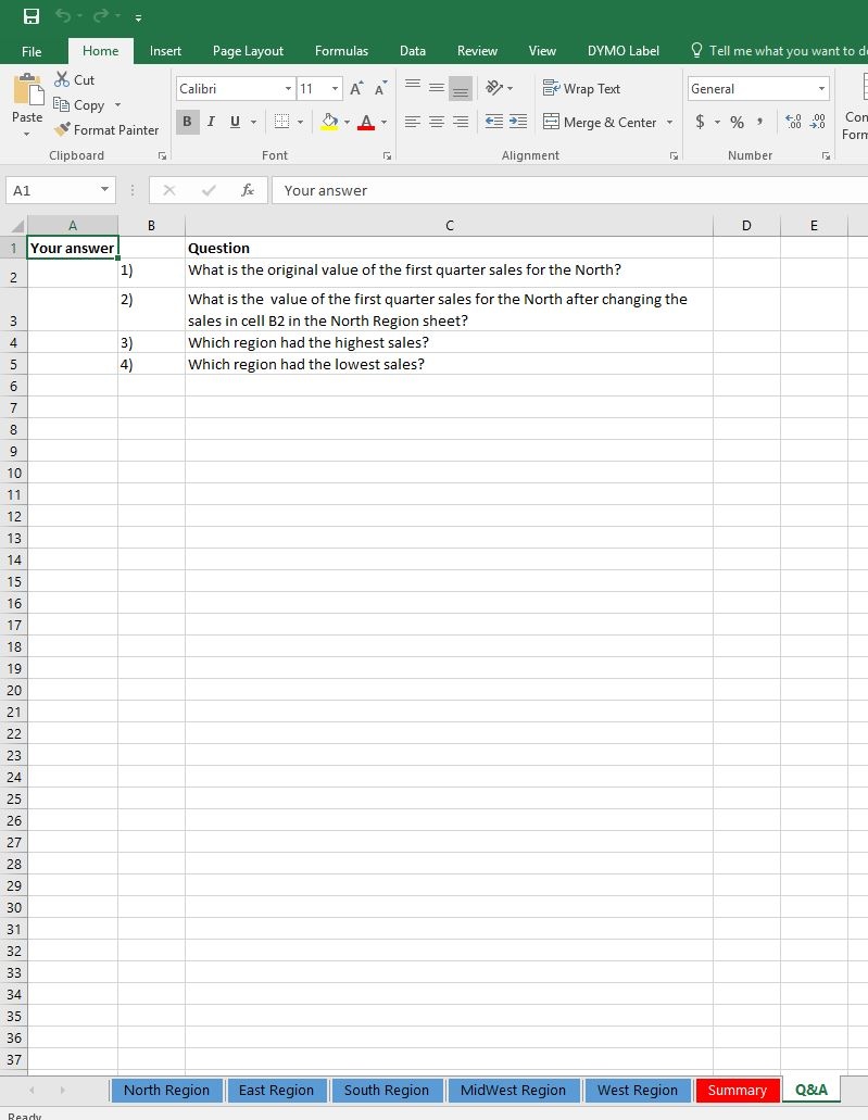 Open e09m1Sales and save it as