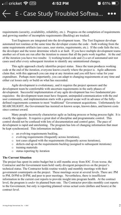 , cricket (VPN 4:48 PM 62% Case Study 2: Attempt