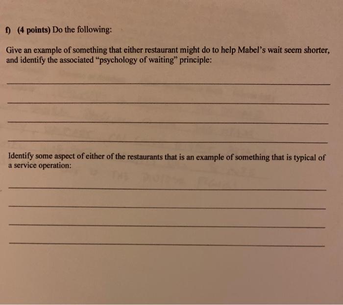 7. Get Me to Class on Time (20 Points) Mabel has