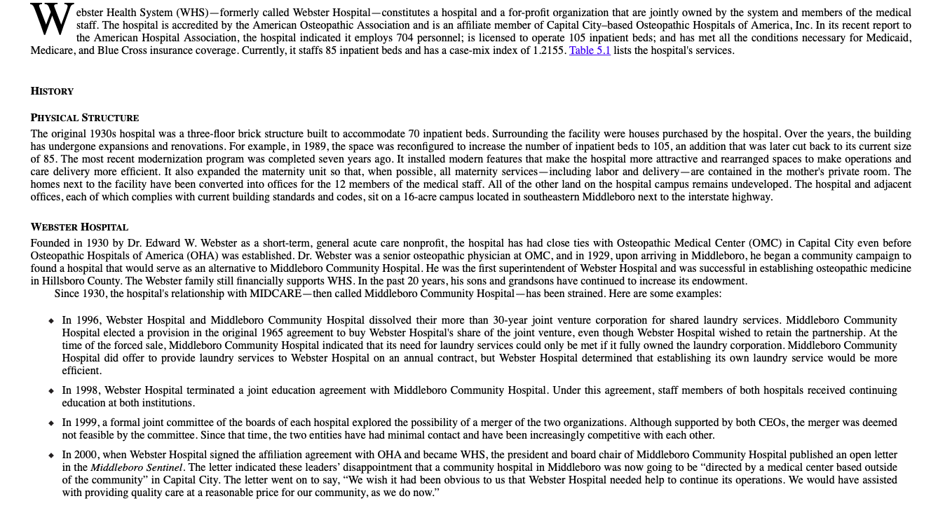 Based on information available, assess the