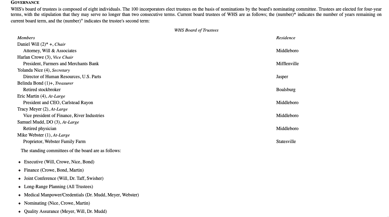 Based on information available, assess the