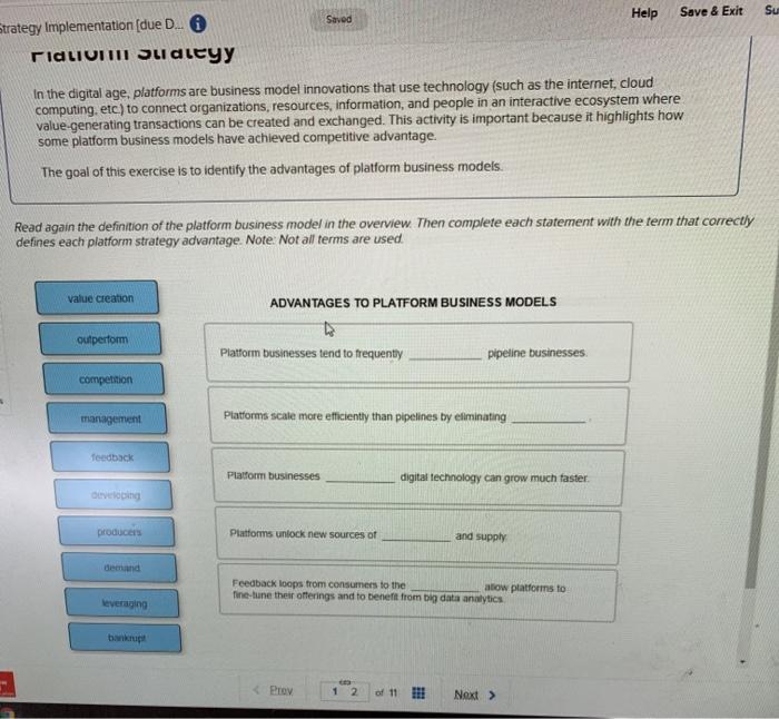 Save & Exit Su Saved Help Strategy Implementation
