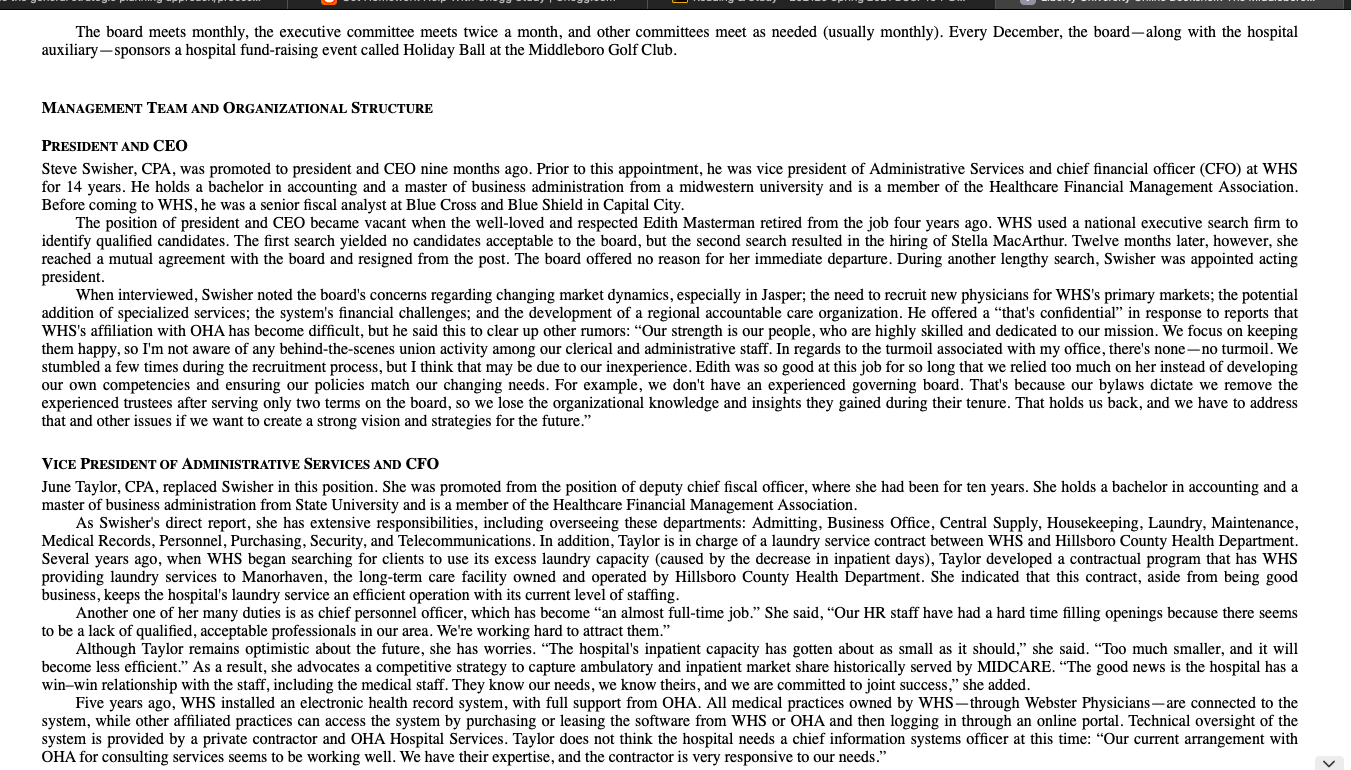 Based on information available, assess the