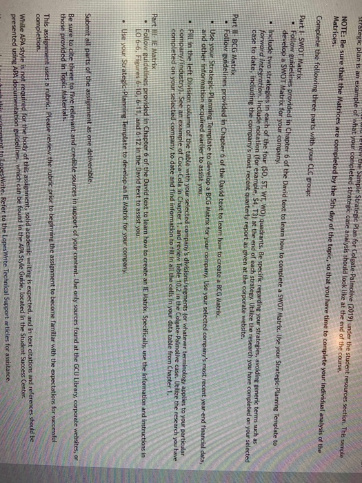 ve the Sample Strategic Plan for