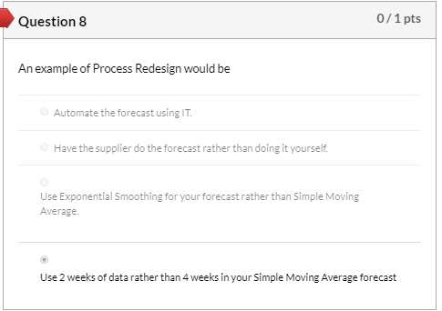 Question 2 0/1 pts An activity can be described