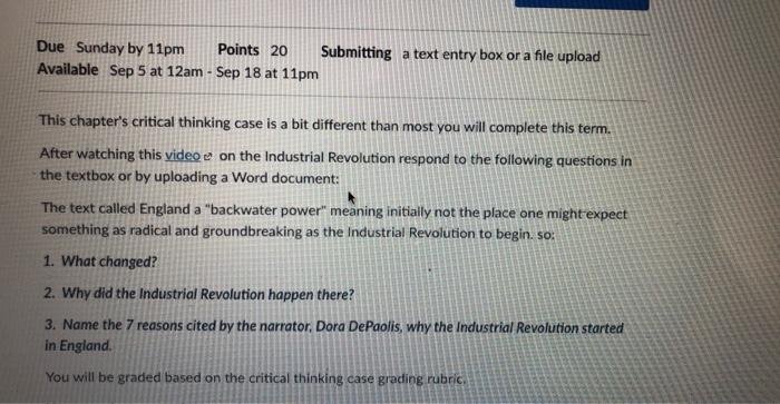 This chapter's critical thinking case is a bit