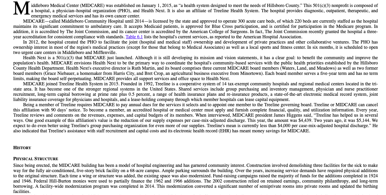 Based on information available, assess the