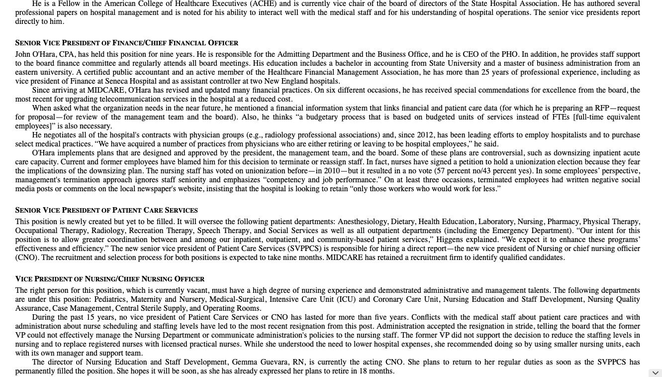 Based on information available, assess the