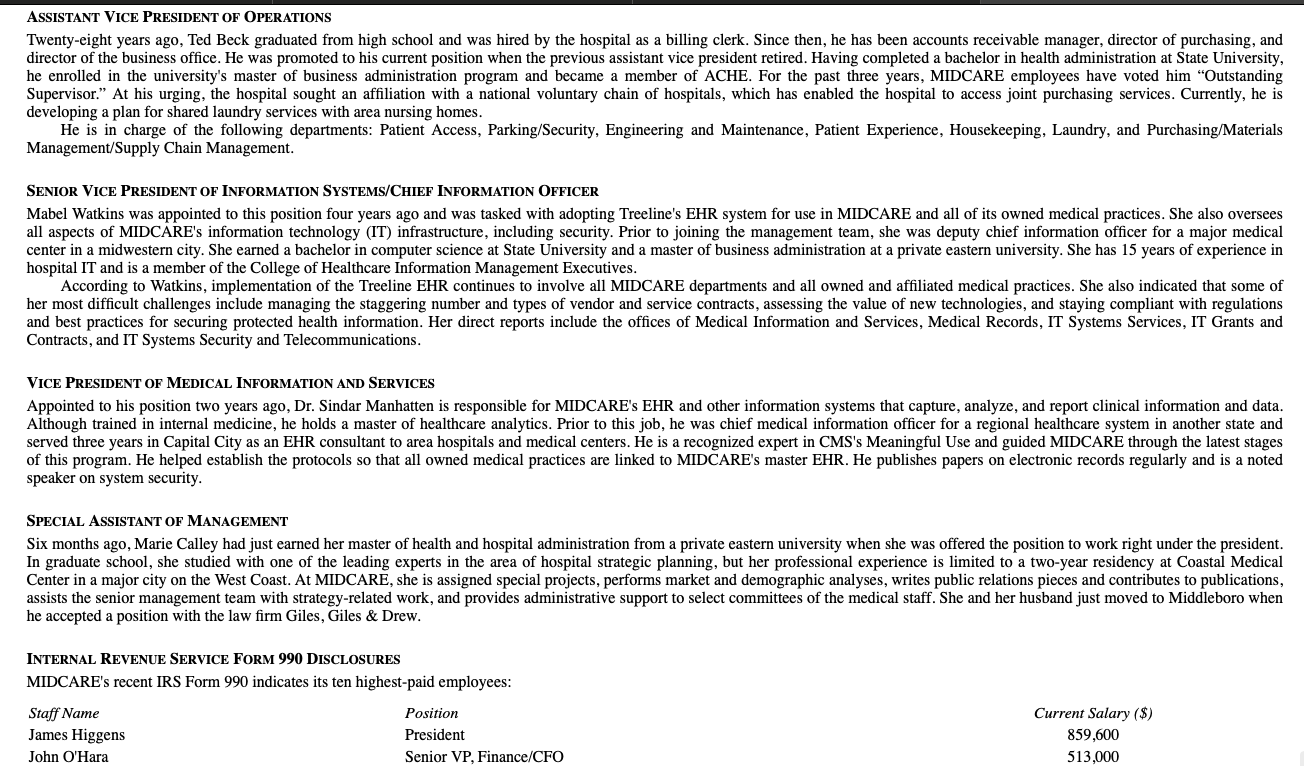 Based on information available, assess the