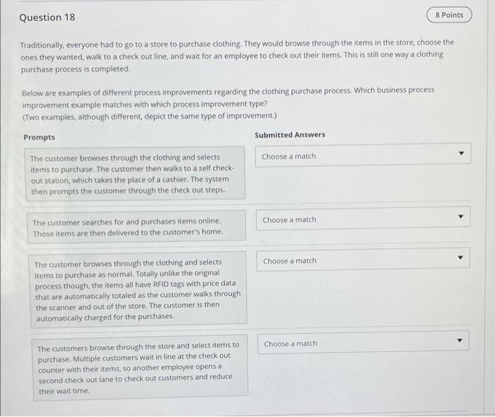 Question 17 2 Points Employees need to understand