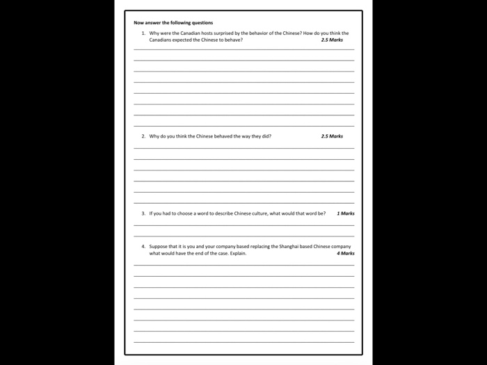 Read the case study and answer the question