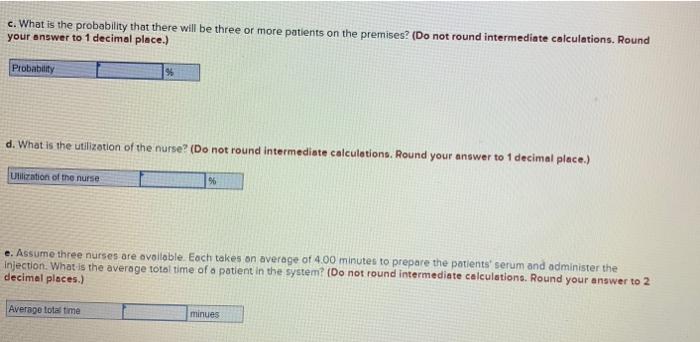 please answer all components of the one problem