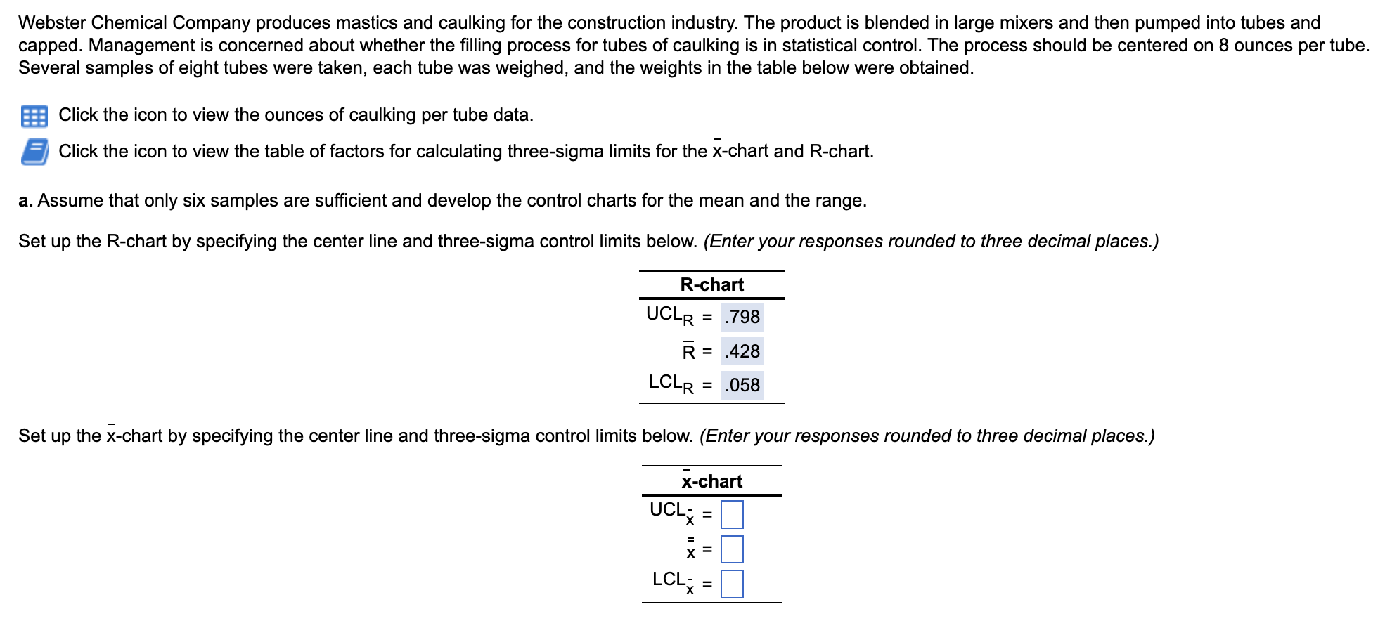 Webster Chemical Company produces mastics and