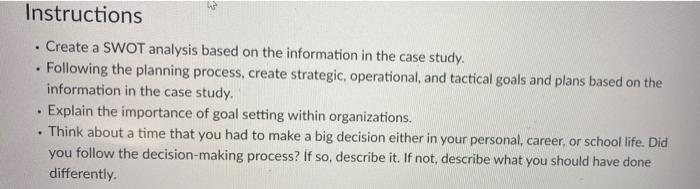 i need help doing what the instructions say to do