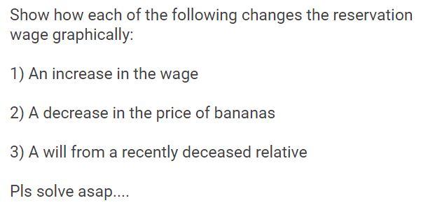 Show how each of the following changes the