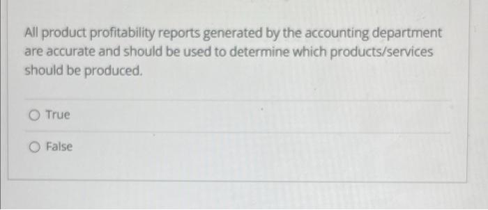 A company's financial statements can be accurate