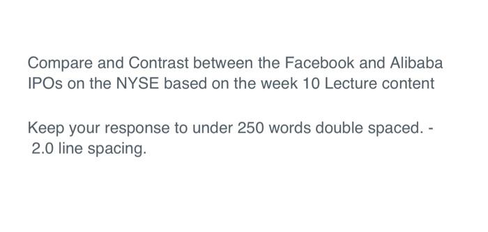 Compare and Contrast between the Facebook and