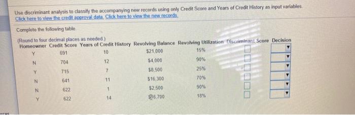 Use discriminant analysis to classify the
