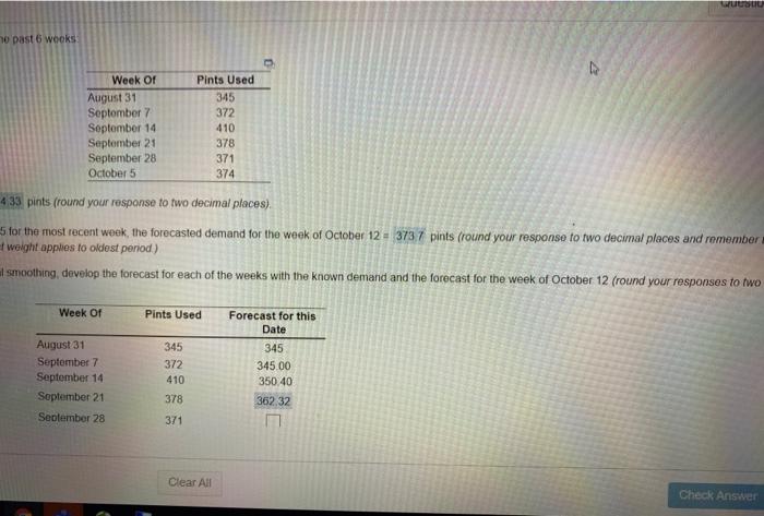 score: 0.5 of 1 pt 1 of 5 (5 complete) Problem