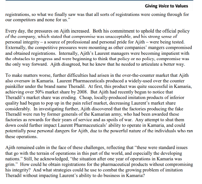 How could he address these issues without