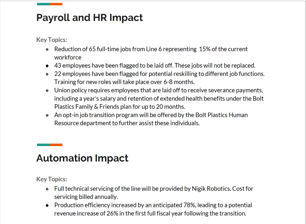 Please see Celine's email below: Please write an