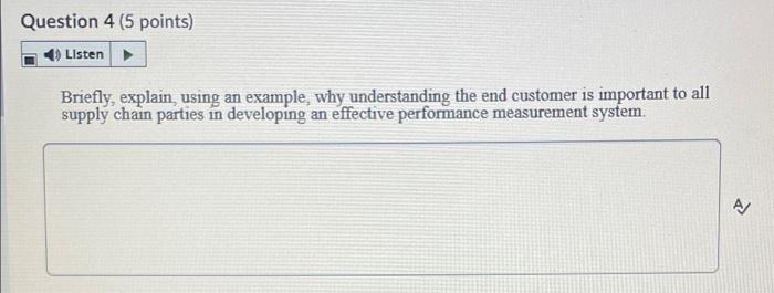 Question 4 (5 points) Listen Briefly, explain,