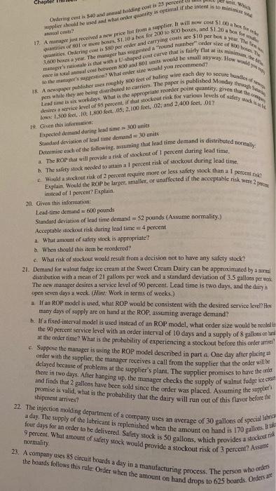 Hw #5 Answer the following problems * Show ALL