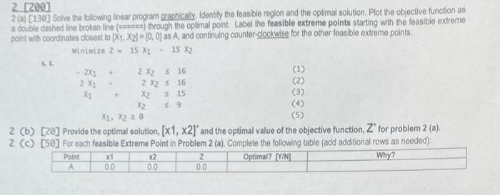 2 [2007 2() [130] Solve the following linear