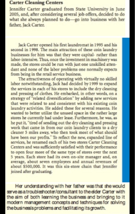 Carter Cleaning Centers Jennifer Carter graduated