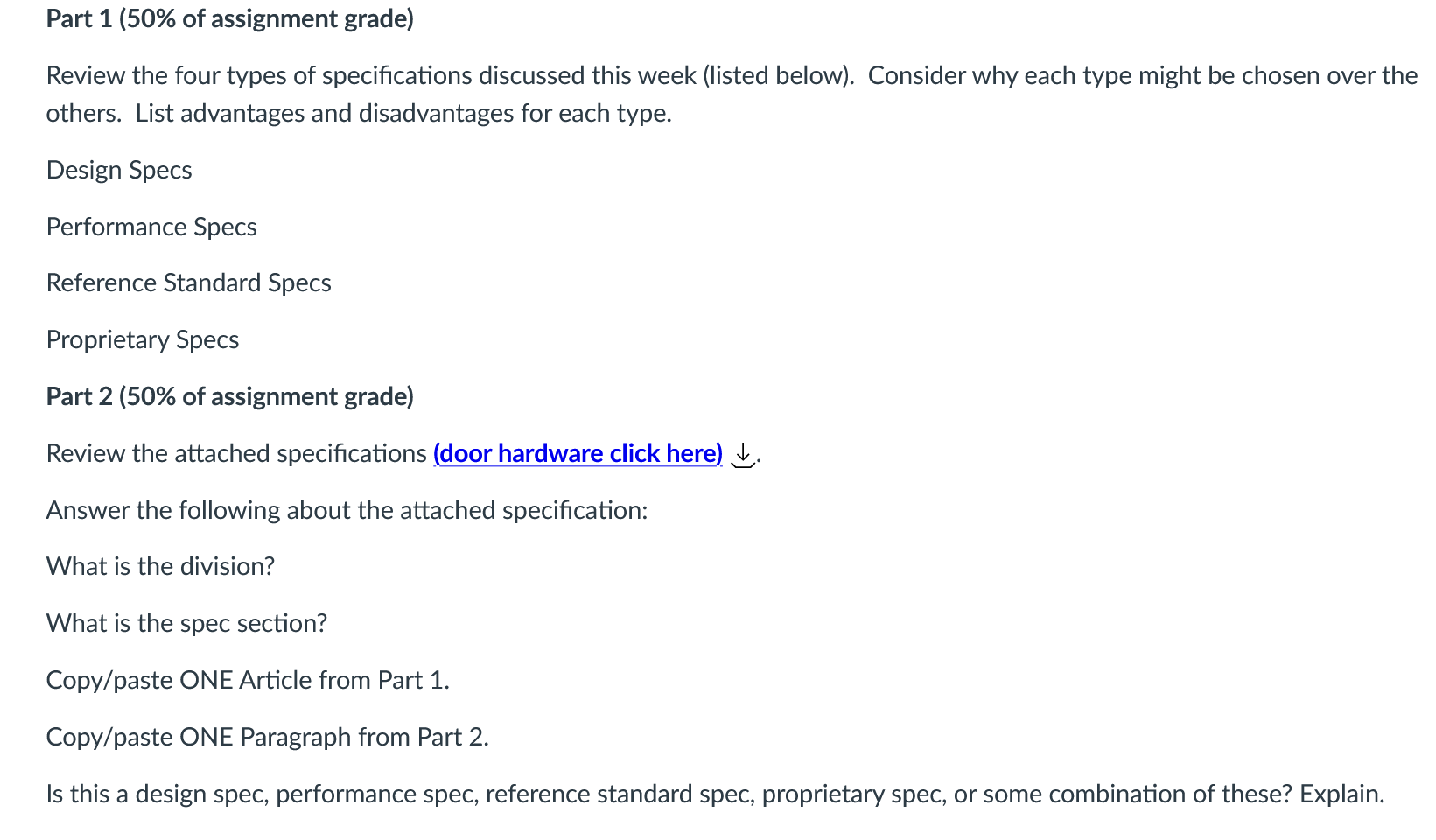 only part one ,thank you