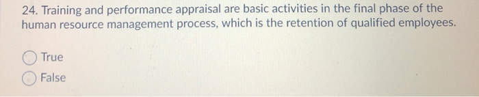 23. A ____ is a performance appraisal process in