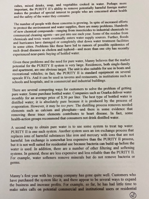 Please answer the following case study acording