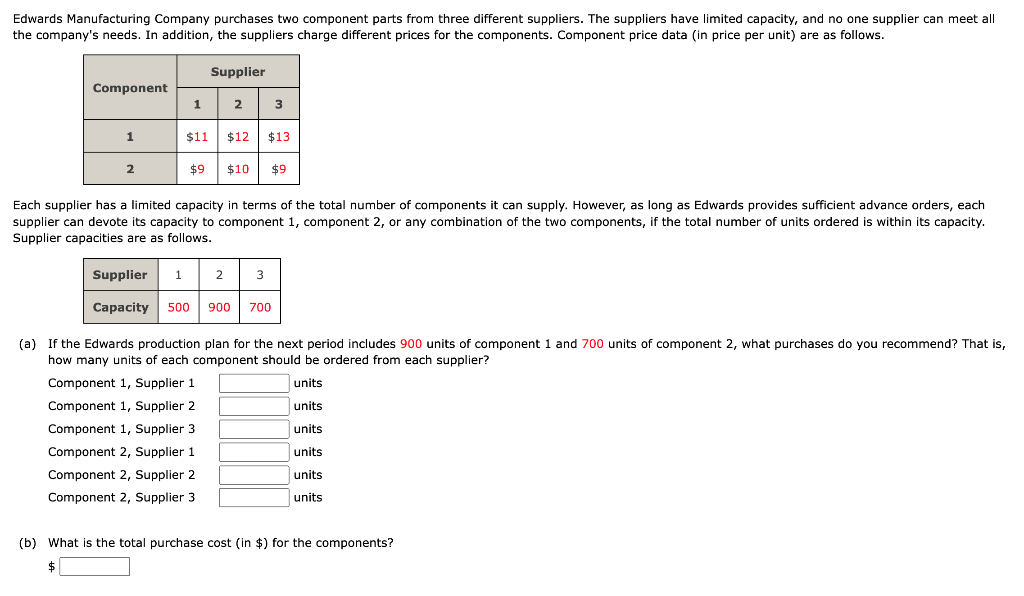 Edwards Manufacturing Company purchases two