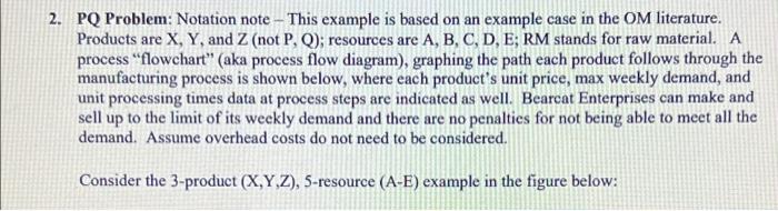 2. PQ Problem: Notation note - This example is