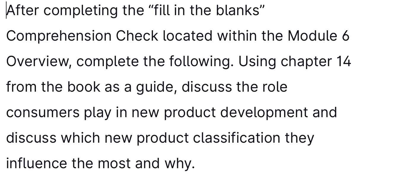 After completing the "fill in the blanks"