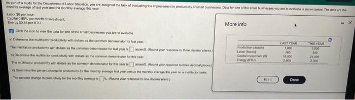 month age average part et astudy for the