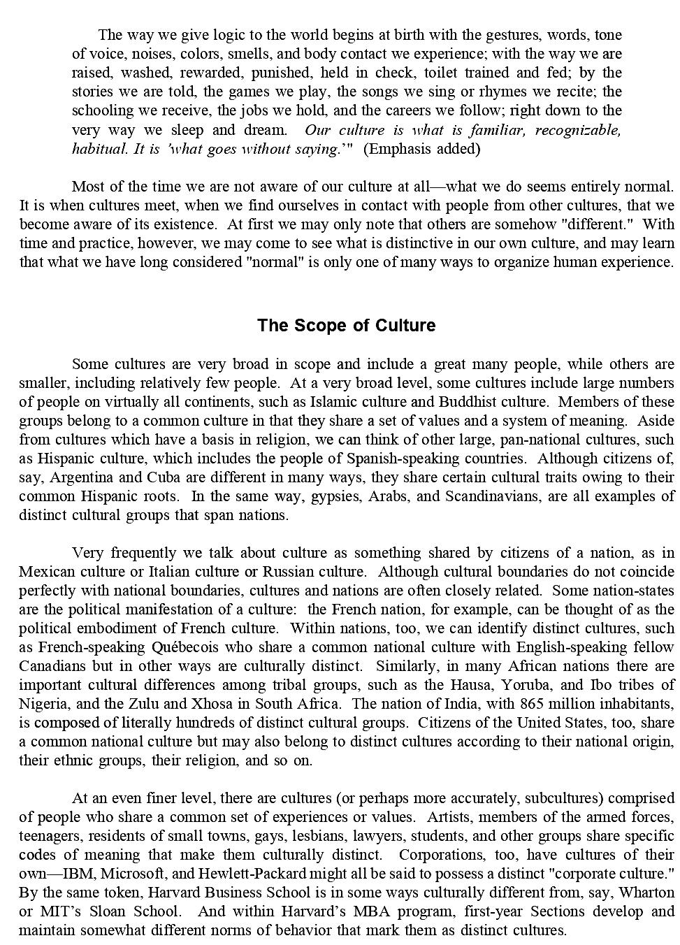 Assignment Question 1. Write the crux of the