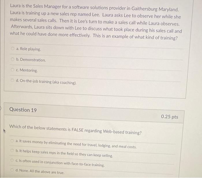 Jimin knows from his Sales Management course that