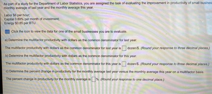 month age average part et astudy for the