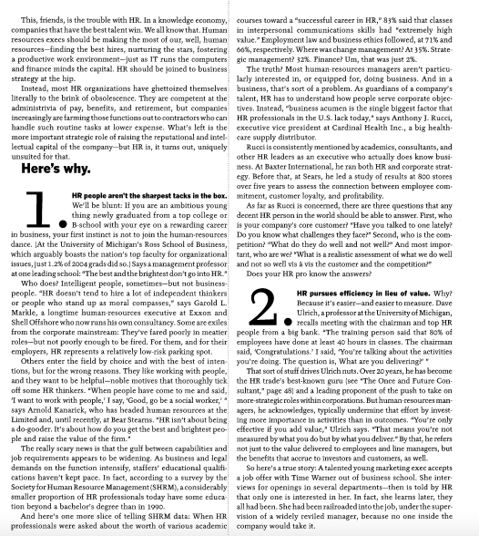 In the article below, how relevant do you think