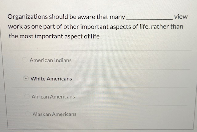 Organizations should be aware that many view work