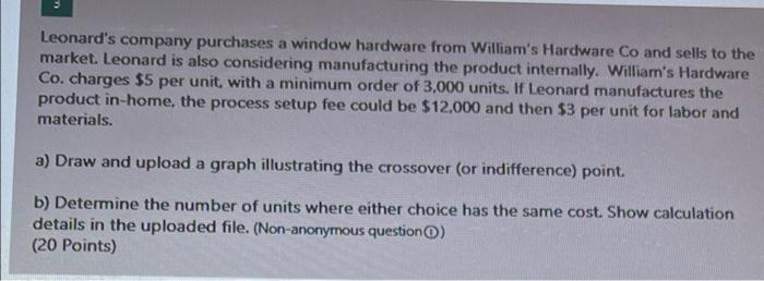 Leonard's company purchases a window hardware