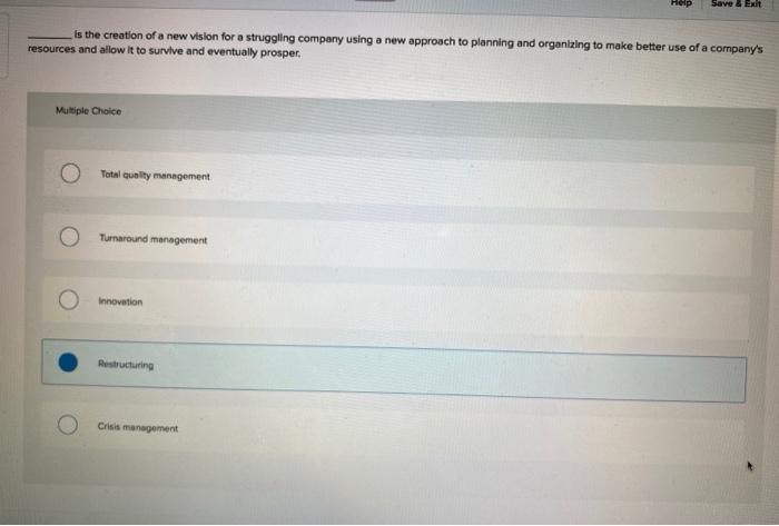 Top managers are primarily concerned with 1